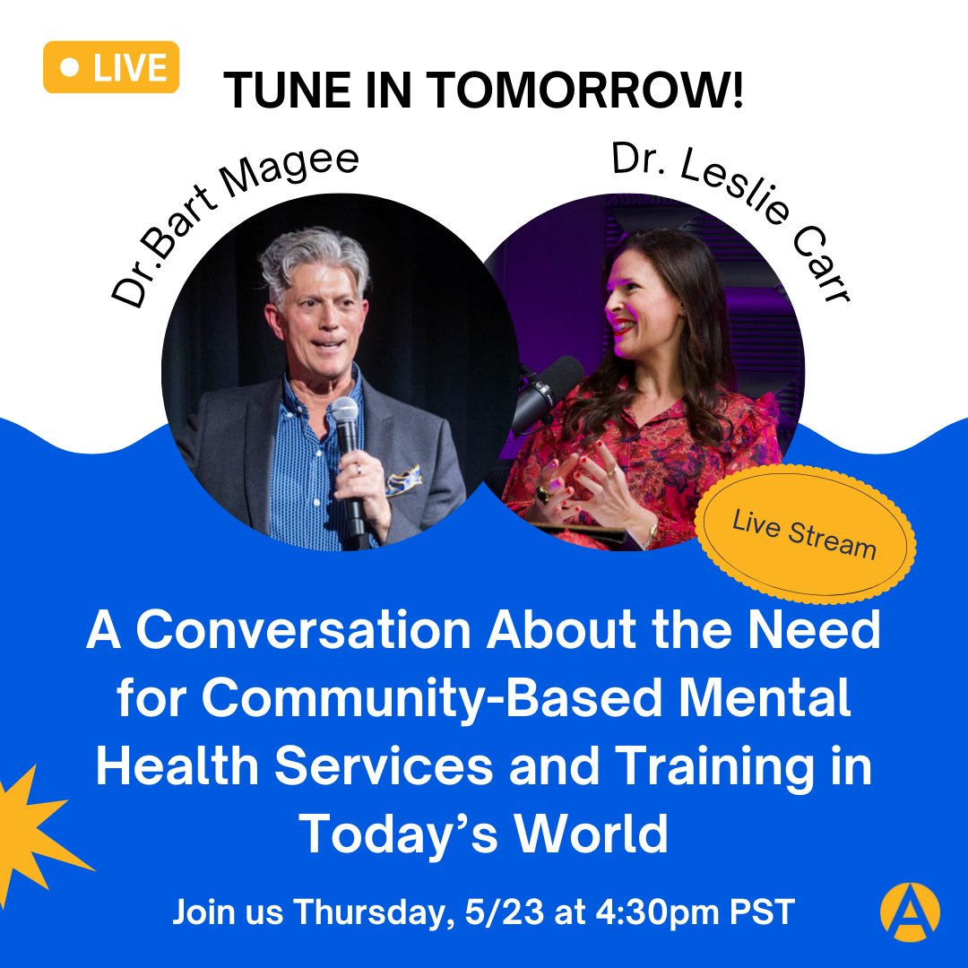 Access Institute (@accessinstsf) on Twitter photo Join <a href="/bartmagee/">Bart Magee Ph.D.</a> Access Institute's Founder & Executive Director, & Dr. Leslie Carr, @drlesliecarr clinical psychologist & podcast coast of 'The Nature of Nurture' for a can't-miss discussion!
See you on our instagram, @accessinstsf TOMORROW, 5/23 at 4:30pm PST! Join <a href="/bartmagee/">Bart Magee Ph.D.</a> Access Institute's Founder & Executive Director, & Dr. Leslie Carr, @drlesliecarr clinical psychologist & podcast coast of 'The Nature of Nurture' for a can't-miss discussion!
See you on our instagram, @accessinstsf TOMORROW, 5/23 at 4:30pm PST!
