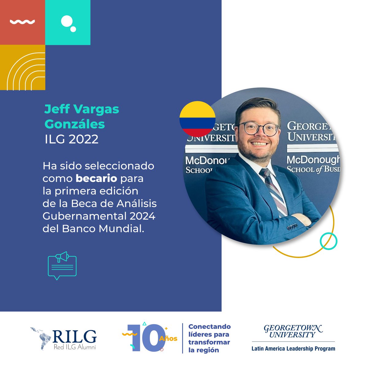 ILGAlumni's tweet photo. 📌 Novedades |  Estamos muy contentos de compartir algunas novedades de miembros de la red ILG 

Cada uno se destaca por ser un agente de cambio para sus comunidades y la región 🌎👏🏻

Conozcan un poco más 👇🏻 https://t.co/VbRqvhTbBj