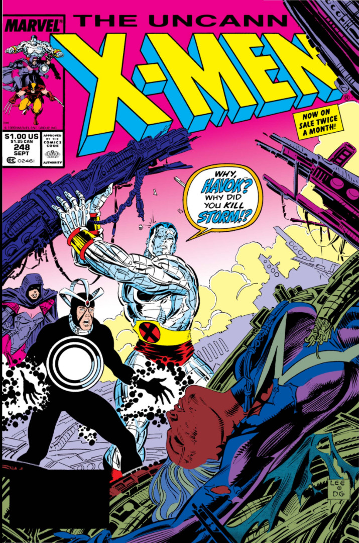 Sept 1989, 11 years old & saw this amazing cover looking out at me from the grocer store spinner rack. Didn't know who Jim Lee was or that it was a legend's 1st time drawing X-Men, but the art pulled me in.
#JimLee #SpinnerRack #ChrisClaremont #UncannyXMen248 #UncannyXMen #XMen