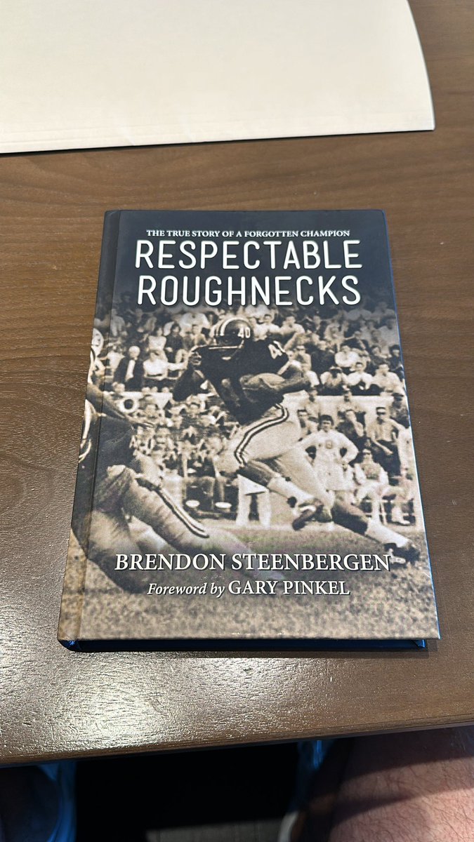 Just finished reading “Respectable Roughnecks.”

 It was well written and a great way to connect with our Mizzou history! 

“What you have give, what you don’t give, you will lose forever”     Coach Dan Devine