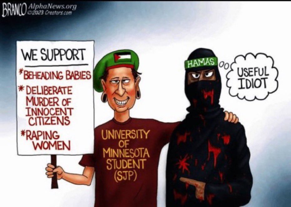 @ziko_Givati Aptly describes what is happening on Uni campuses 

#MarxistJihad #IslamistColonizers