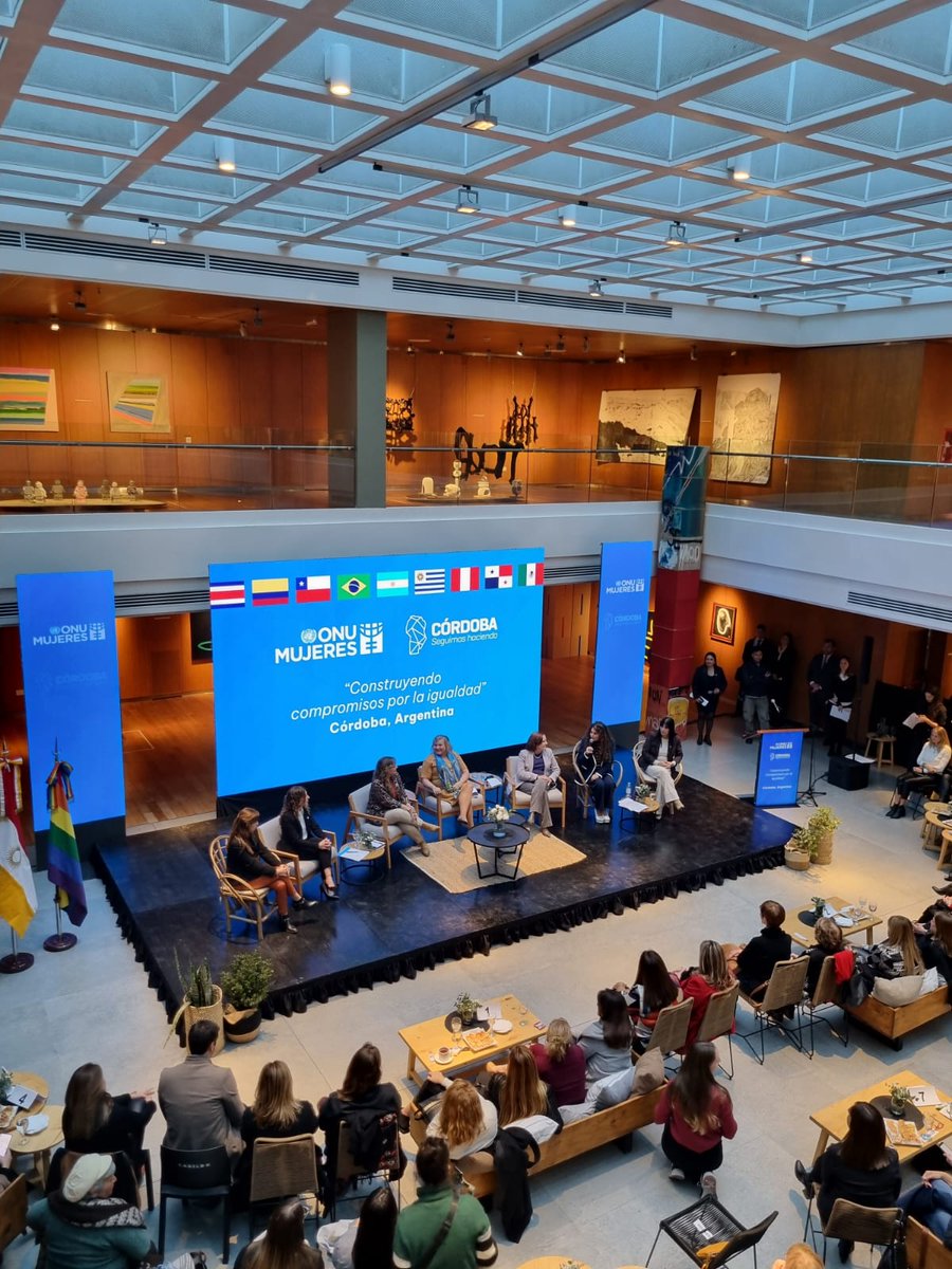 museomau's tweet photo. El Museo Metropolitano de Arte Urbano como sede del encuentro "Construyendo Compromisos por la Igualdad" 💜de ONU Mujeres 🙌🤝

Más de 70 embajadoras de ONU y funcionarias se reunieron para discutir y repensar políticas públicas en pos de construir un mundo más equitativo. https://t.co/Bq4BfrufiH