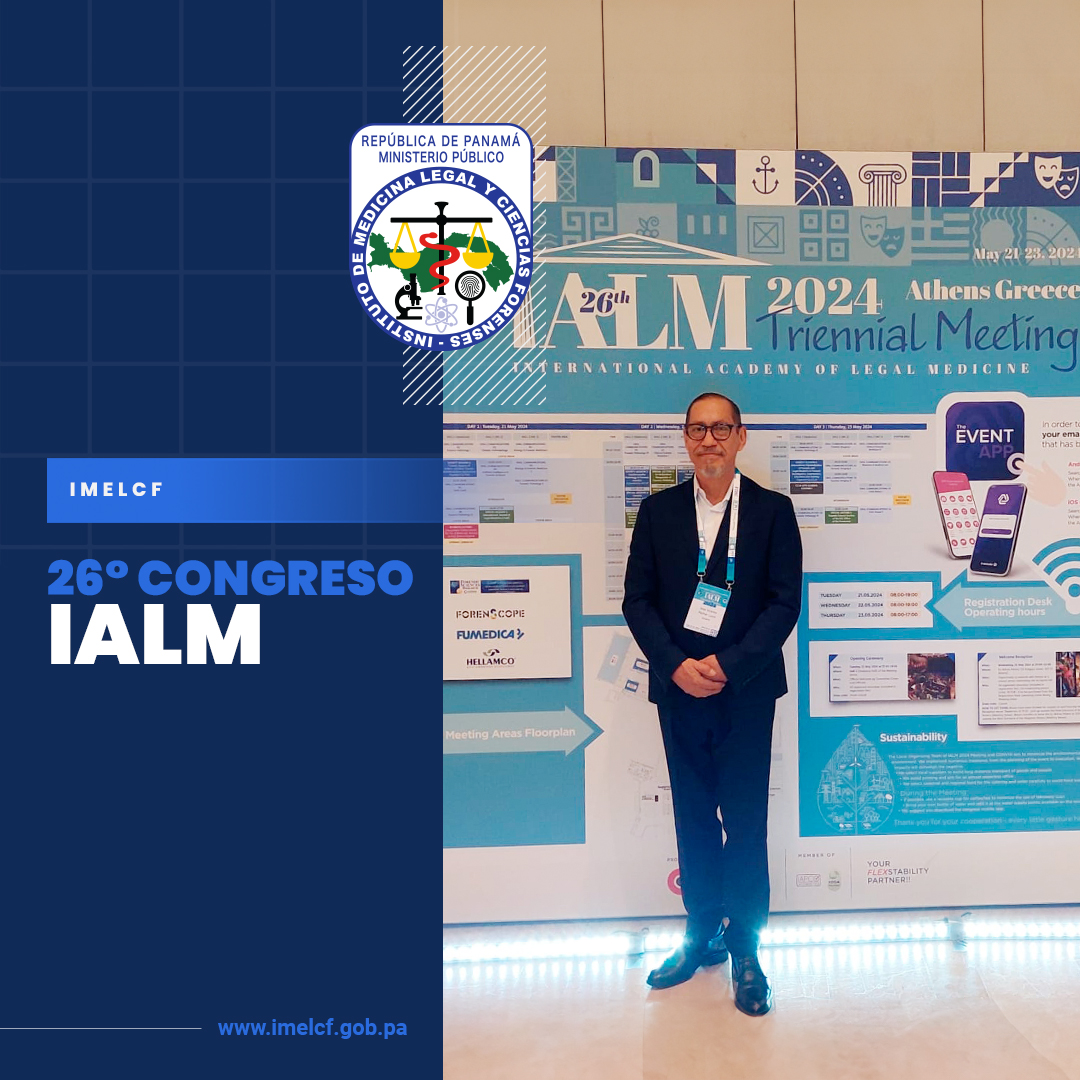 IMELCFPANAMA's tweet photo. El Director, @pacharluciojv participa en el 26º Congreso de la Academia Internacional de Medicina Legal 2024 #IALM, en Atenas, Grecia. En el Congreso los asistentes presenciarán un programa diverso que abarca investigaciones sobre los últimos avances en ciencia forense. https://t.co/PqdM8gmUPk