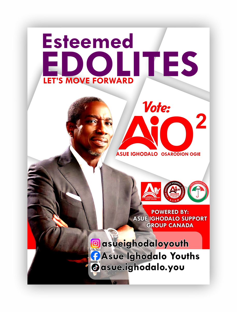 Moving Edo forward has been the top priority of Asue Ighodalo when he becomes Governor. #EGoDoAm #AsueIghodalo2024 #AsueOgie2024