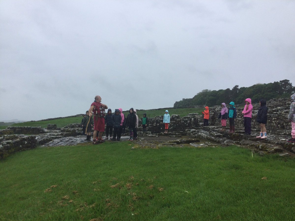 Year 3 had a very soggy but fun time at Housesteads this morning.
