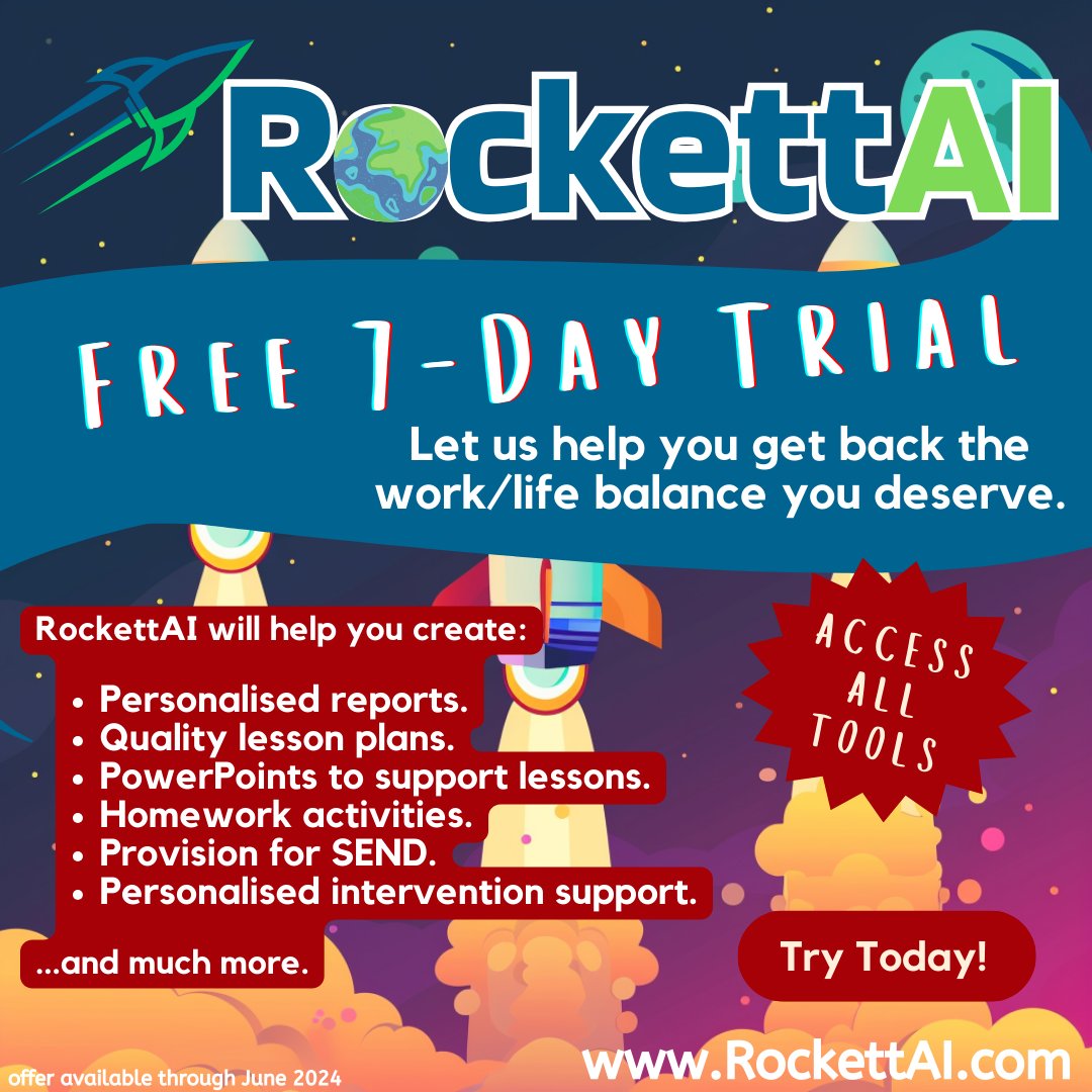 Free Trial Offer Until June! - RockettAI