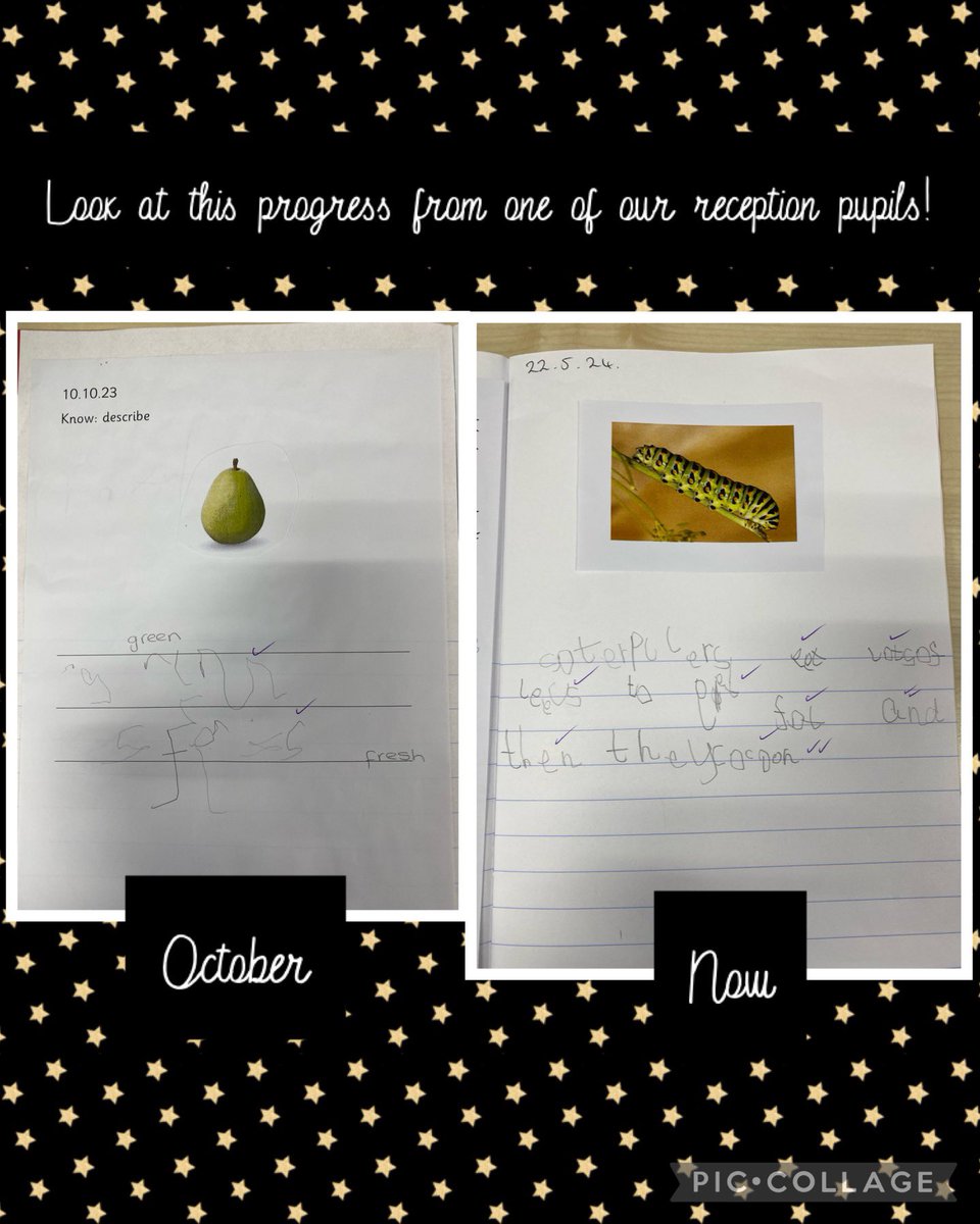 EYFS writing progress!! Wow 🤩