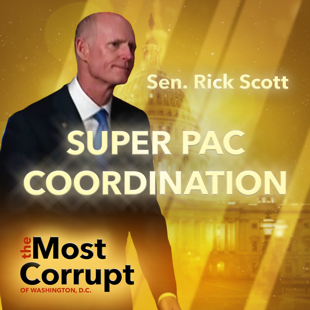 🚨 Sen. Rick Scott (#FLSen) has made it on our annual list of #MostCorrupt members of Congress. From cozying up to big donors to defending Big Pharma’s price gouging, voters deserve to know just how corrupt he is. 🧵See for yourself: