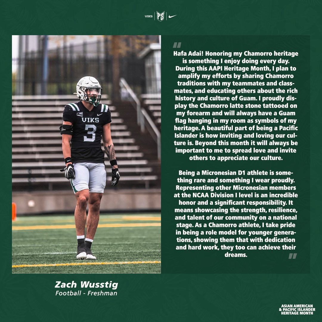 Portland State Football (@psuviksfb) on Twitter photo Do yourself a favor and read this perspective from <a href="/ZachWusstig/">zach wusstig🇬🇺</a> on his Chamorro heritage and what #AAPIHeritageMonth means to him.
#GoViks | #BuildTheShip Do yourself a favor and read this perspective from <a href="/ZachWusstig/">zach wusstig🇬🇺</a> on his Chamorro heritage and what #AAPIHeritageMonth means to him.
#GoViks | #BuildTheShip