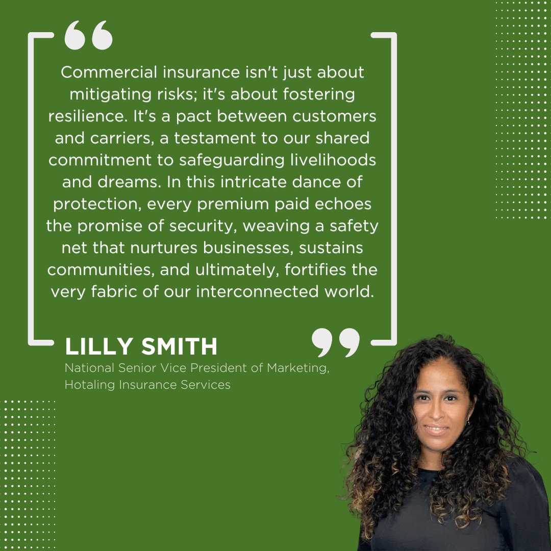 Lilly Smith, National Senior Vice President of Marketing for Hotaling Insurance Services, shares insight on the importance of having Commercial Insurance. #Hotaling #HIS #CommercialInsurance #HotalingInsights #HotalingInsuranceServices