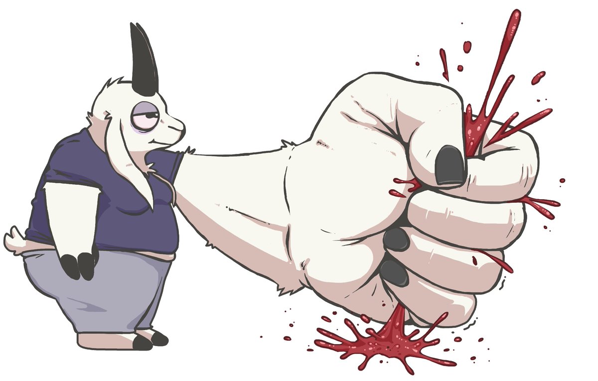 Guddraws's tweet photo. Me very politely asking someone who was mean to you to stop being mean. https://t.co/7upQ0vWcSt