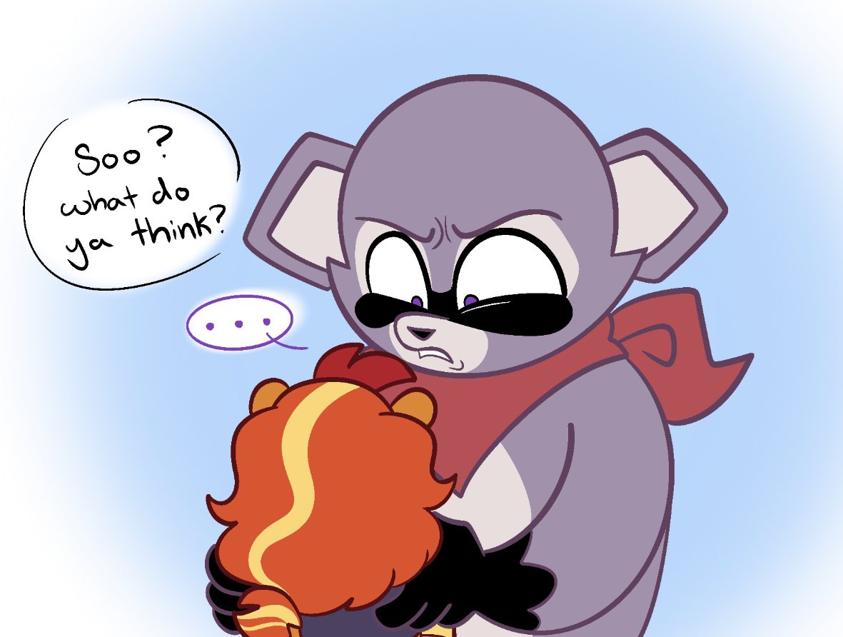 Funny little comic, i don’t think he likes the new merch.
-
#rambleyraccon #rambley #IndigoPark #lloyd