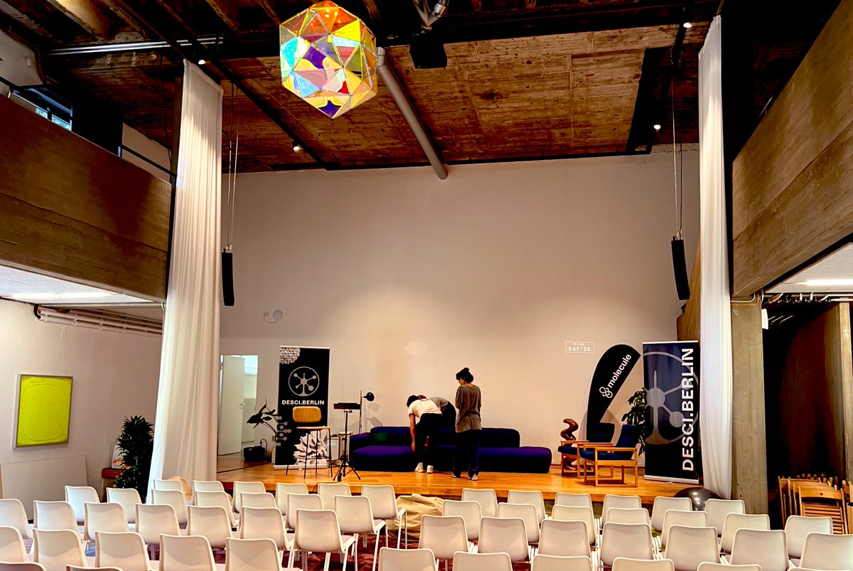 Incredibly excited for the third iteration of @DeSciBerlin tmrw at @Molecule_dao DeSci church! Looking back at how much the space has grown and evolved I couldn’t be more grateful for this community, values, daos and friendships formed I‘ll be unveiling @bio_xyz protocol 🌱