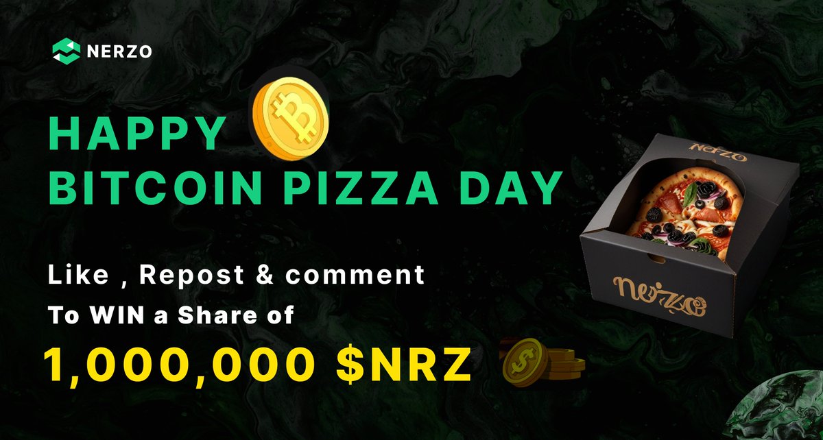 HAPPY ₿ITCOIN PIZZADAY🍕

Get 1M $NRZ Tokens Giveaway🎁

  Tasks: 
🔸Follow Twitter
🔸Retweet Post
🔸Comment Wallet Address

 FCFS ✨

#BTC #Bitcoinpizzaday