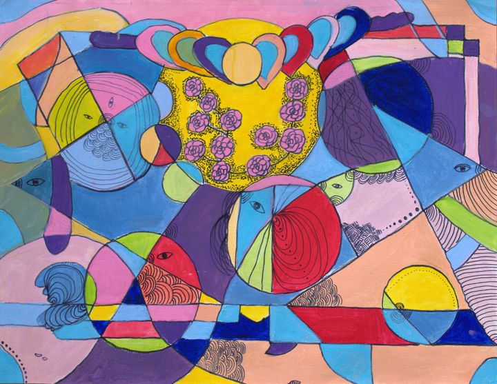 iaking6's tweet photo. Art of the Day: "Twelve lovers". Buy at: https://t.co/6eyEM3IPQ0 https://t.co/5yCPj8RGxZ
