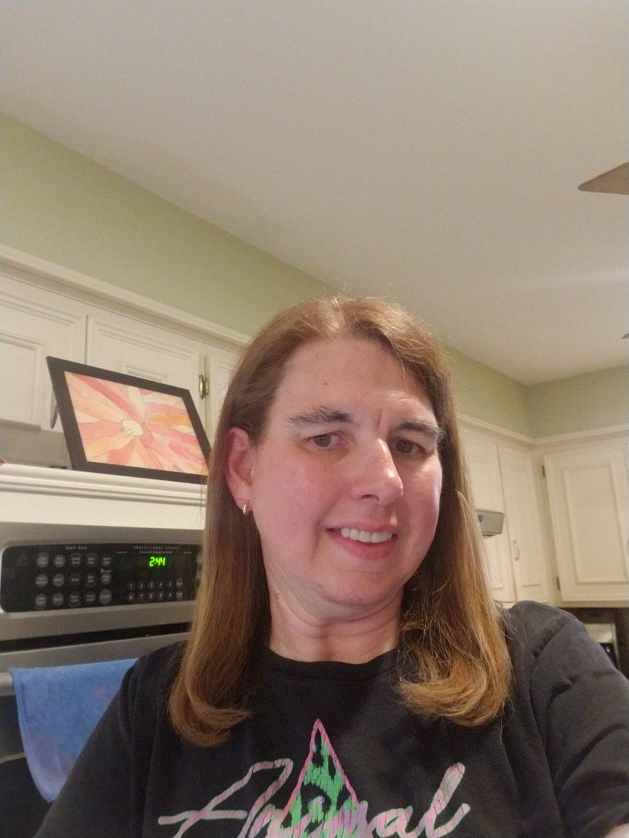 Touched up the hair.  No more gray hair.   For now.