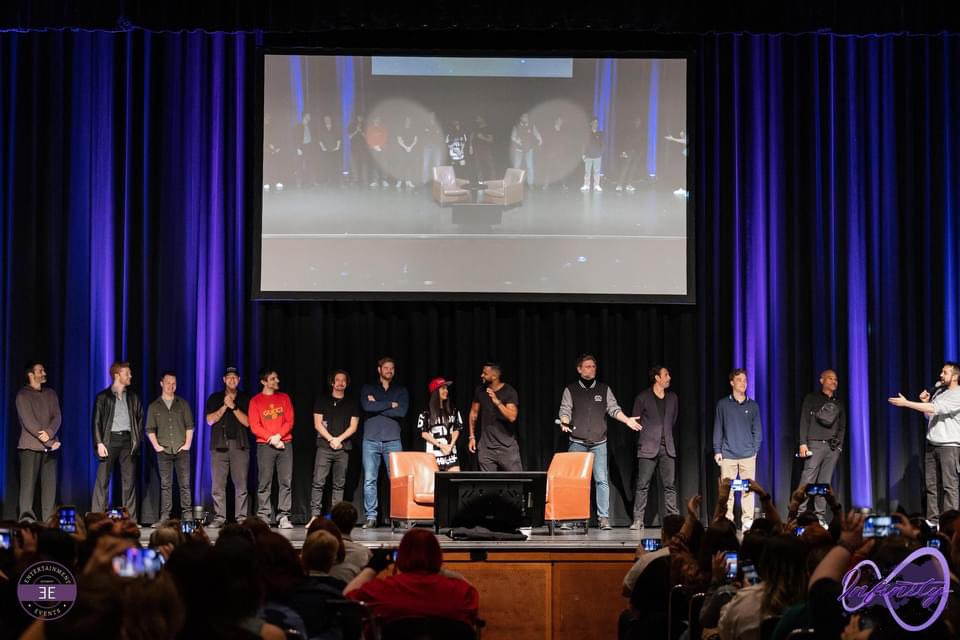 Some photos from the opening ceremony at the German con Tyler Hoechlin attended a couple of weeks ago. #tylerhoechlin #teenwolf #supermanandlois #infinitycon