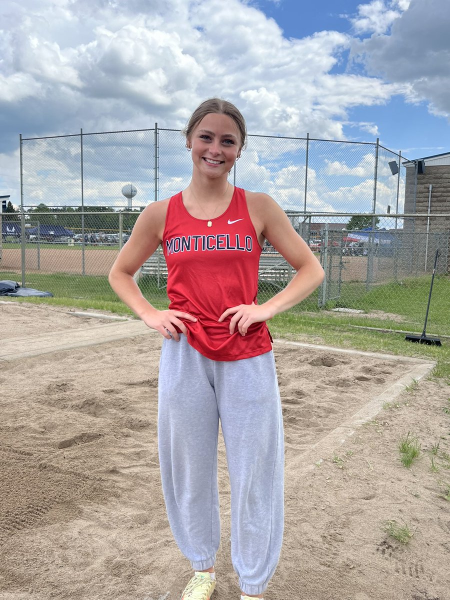 Monticello Girls T&F (@montigirlstf) on Twitter photo Congrats to Conference Champ Lauren in long jump and AC Sasha for 3rd <a href="/MonticelloMagic/">Monticello Magic</a> <a href="/ISD882/">Monticello School District</a> Congrats to Conference Champ Lauren in long jump and AC Sasha for 3rd <a href="/MonticelloMagic/">Monticello Magic</a> <a href="/ISD882/">Monticello School District</a>