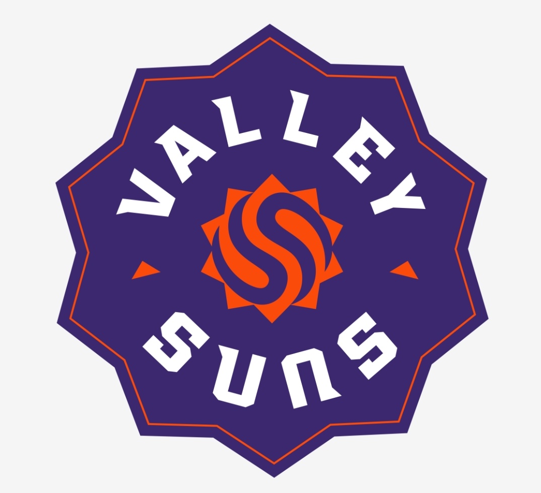 Three things. 1. Out of town. Just landed. 2. Missed press conference, but wrote story on new Suns G League team, Valley Suns, who will play at Mullett Arena. 3. Thoughts on logo? #Suns azcentral.com/story/sports/n…azcentral.com/story/sports/n…