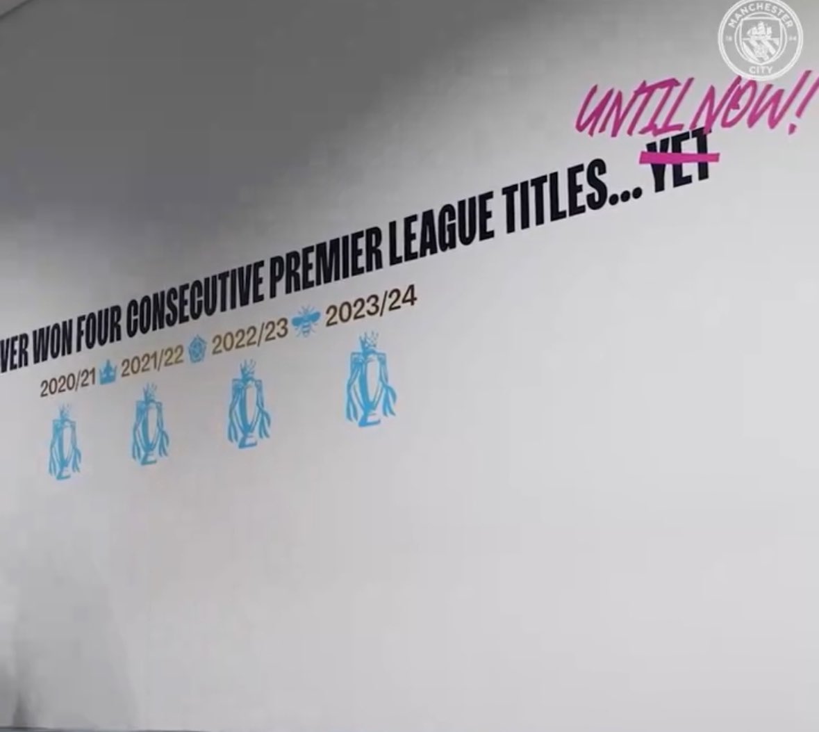 The wall has been updated 😍