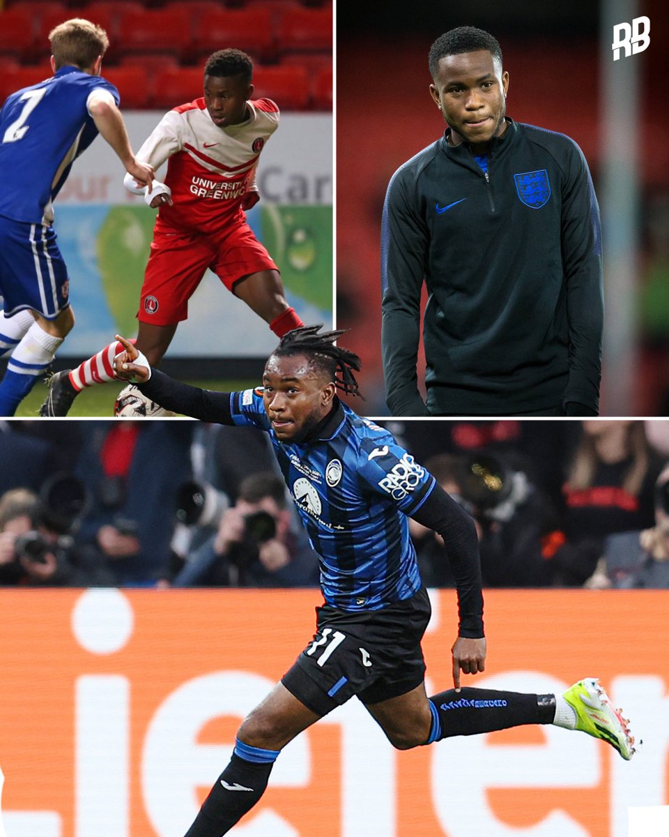 RisingBallers_'s tweet photo. Ademola Lookman was playing Sunday league football at 16 years old…  now he bagged a brace in the Europa League final 🤩👏🏽

Was rejected by academies countless number of times before signing for Charlton & representing England at youth level. Took his chance abroad and now is reaping the rewards 🤞🏽

It just shows, every ballers path is different. Took the risk.
Made in South London. 💫
