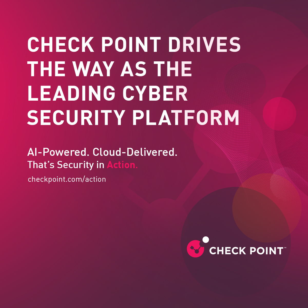 Elevate your security posture to new heights with the Check Point Infinity Platform ↗️ Powered by #AI, the Infinity Platform delivers comprehensive threat prevention across the network, cloud, and workspace. Take action now: checkpoint.com/security-in-ac… #SecurityInAction