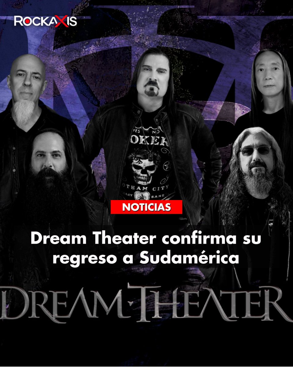 🎸 **Dream Theater tiene buenas noticias para sus fans de Sudamérica** 🎸 La banda celebra el regreso de Mike Portnoy con su tour mundial '40th Anniversary', que incluye grandes éxitos y material nuevo. ¡Revelaron fechas en Sudamérica para diciembre! 👉 acortar.link/9Wp3n2