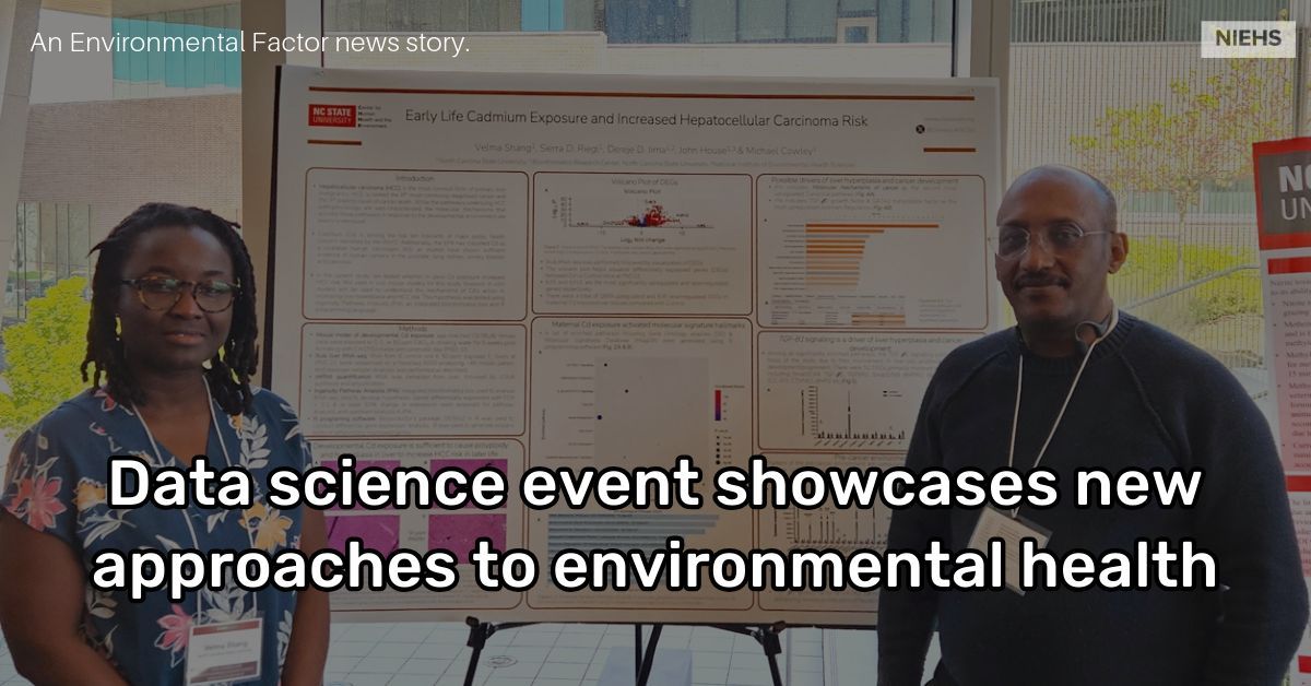 An #NIEHSfunded symposium at @NCState highlighted state-of-the-art methods and research activities using big data to advance environmental health studies. bit.ly/4bzQnQD #NIEHSFactor