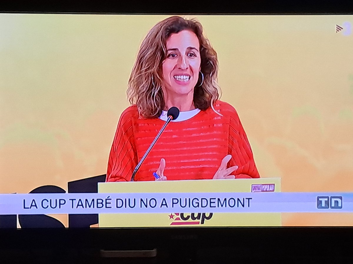 La CUP, com Espanya, no falla mai #PuigdemontPresident