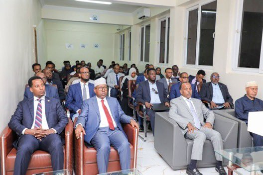 Minister of Foreign Affairs @AhmedMoFiqi has inaugurated the launch of the Ministry's advanced internal digital system, stressing that the system will enhance performance, operational efficiency, and service delivery. #Somalia