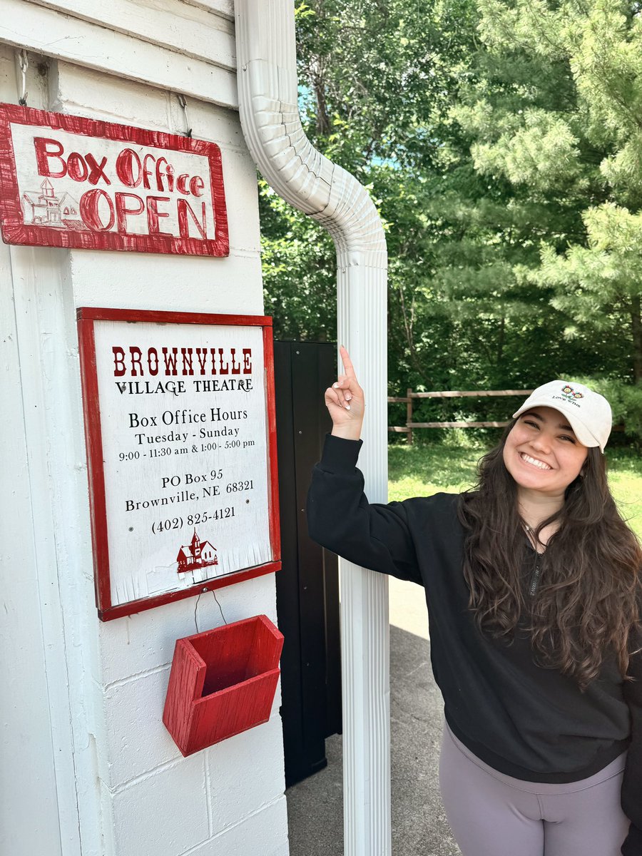 BVT1967's tweet photo. Good news for your Wednesday: the BVT Box Office is OPEN! 💌 Our hours are Tuesday-Sunday, 9-11:30am &amp; 1-5pm. 🎟️ Come say hi to Abigail &amp; Victoria or give us a call at (402) 825-4121! You can also get your tickets for this summer’s season online at https://t.co/9eo7BNKbuJ. ✨ https://t.co/SXDzbhJ1pD