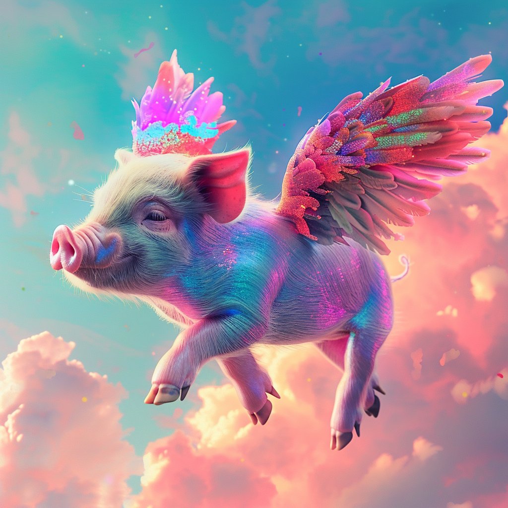 Flying pig