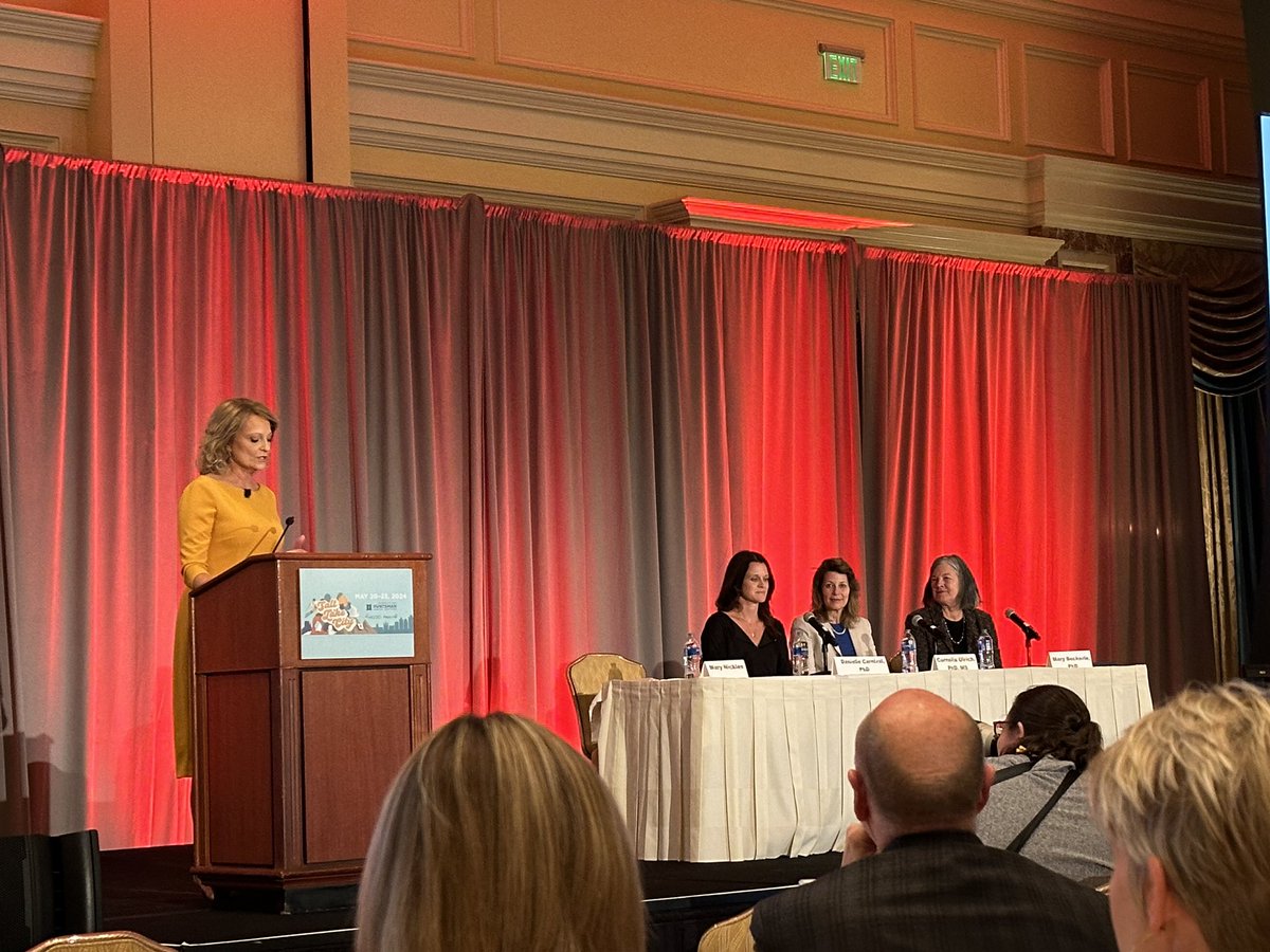 We’re honored to have our CEO Mary Beckerle, PhD, and our executive director of the cancer center @NeliMUlrich join Danielle Carnival, PhD, on the Female Leaders in Cancer panel at the @naccdo_pamn conference.