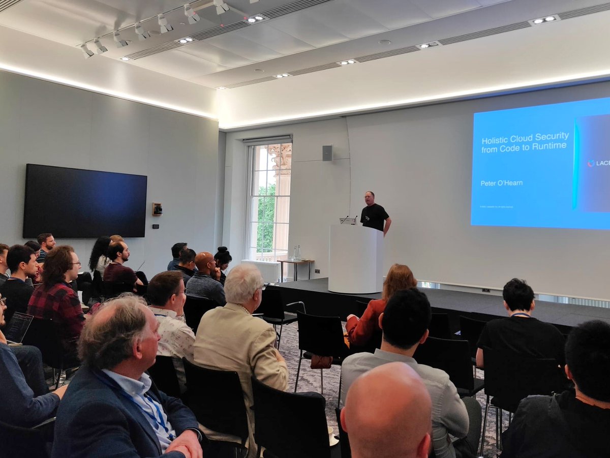 Prof. Peter O’Hearn (Lacework and UCL) delivered the keynote talk on "Holistic Security from Code to Cloud."
