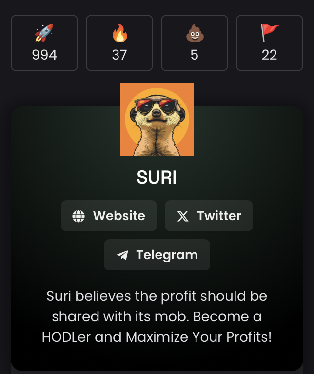 Suricoin tweet media