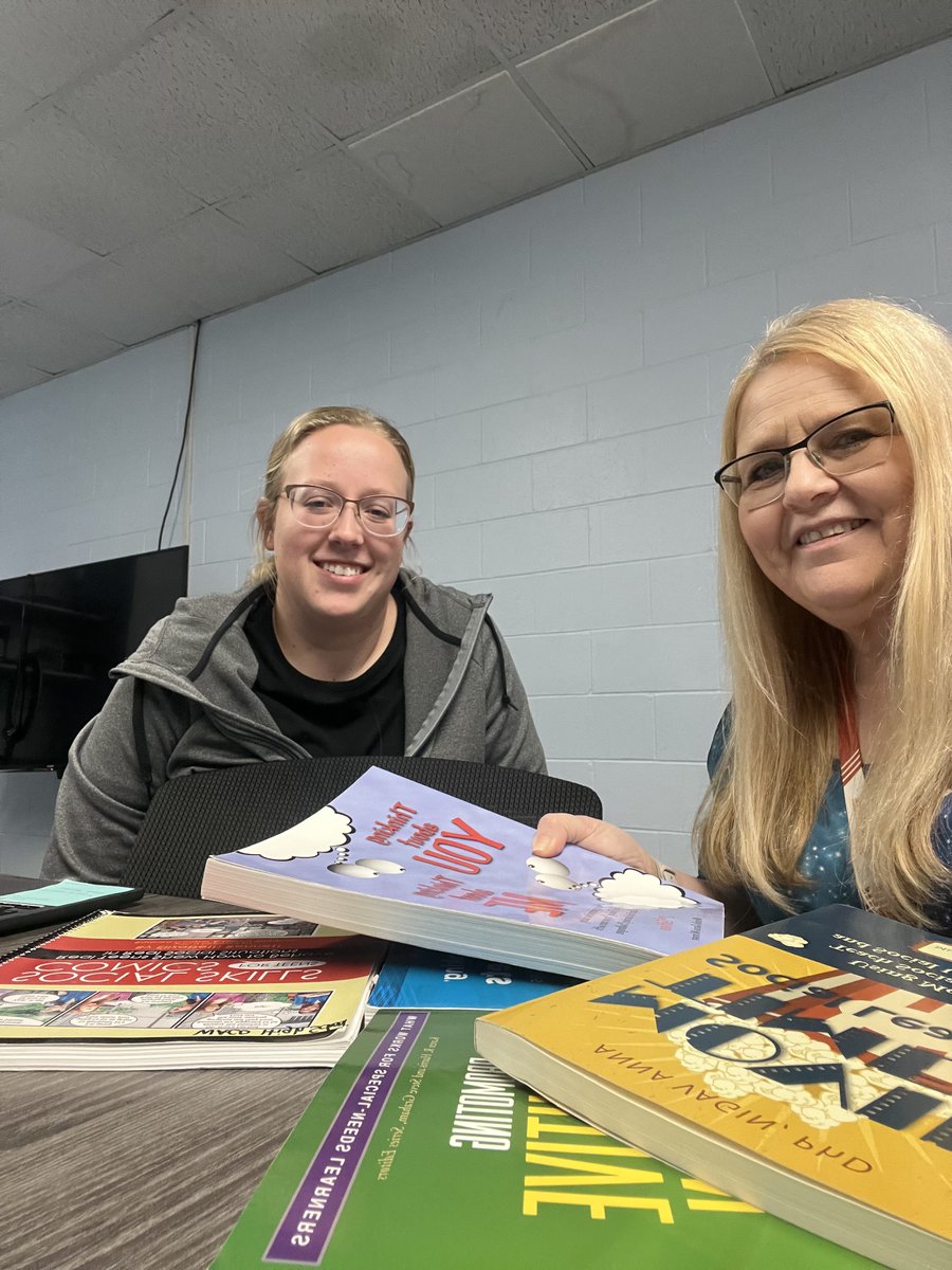 #EveryDayatGPAEA 🧡 Special Education Consultant Tina Whalen works with Natalie Jones at WACO High School, planning SDI for newly identified students and sharing resources for summer learning. #teamwork #everydayataea