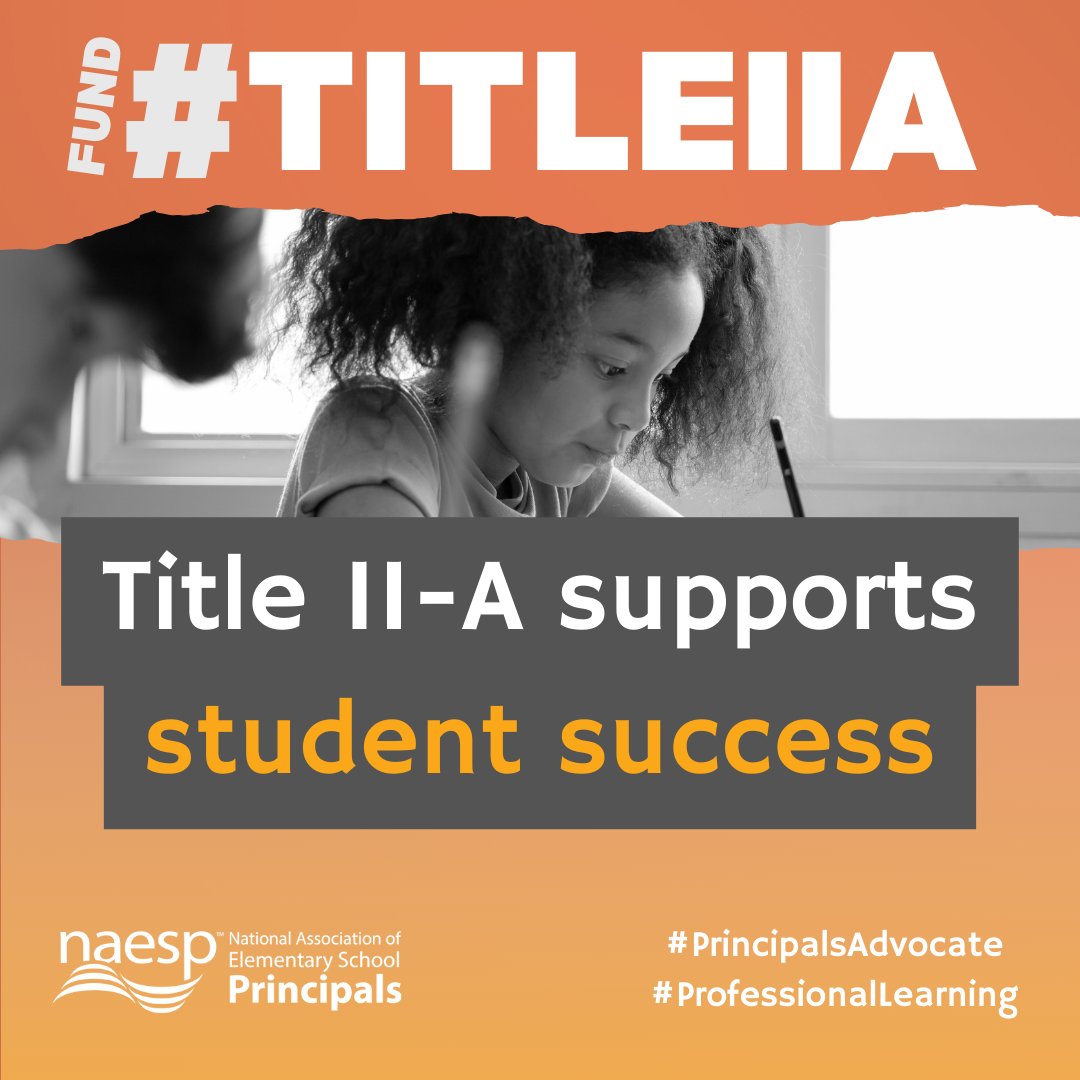 📣 Attention @NAESP community! Help us amplify the importance of education funding. Use our Social Media Press Kit to encourage Congress to increase the FY25 budget for #TitleIIA. Every voice matters. Access the kit here: socialpresskit.com/naesp #PrincipalsAdvocate 📚🍎