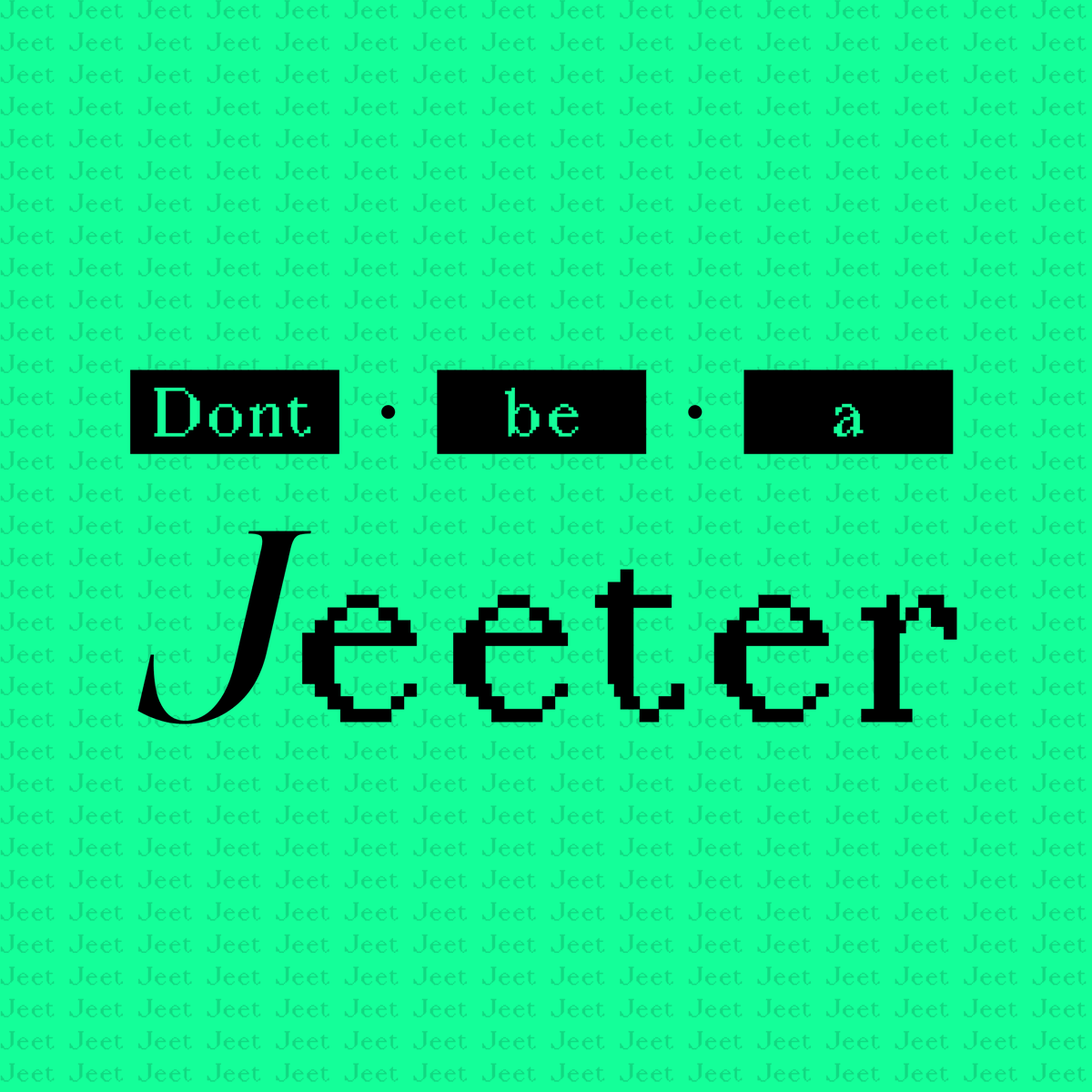 Reply with your Solana address below in order to get access to the Jeeters[dot]fun launch💬