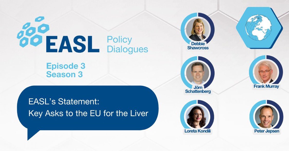 📢 New EASL Policy Dialogue: Key Asks to the EU for the Liver We reinforce the pressing need for the EU Institutions to address the human and financial burden of liver disease in Europe highlighting key evidence-based recommendations. easlcampus.eu/videos/easl-po…