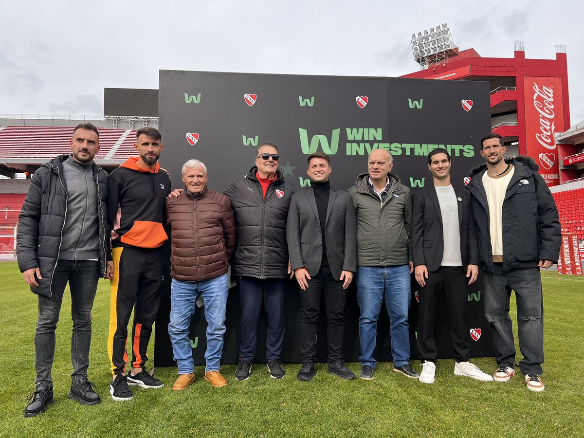 #Independiente presenta su alianza con WIN Investments. ➡️ bit.ly/CAI_WIN #TodoRojo 🔴