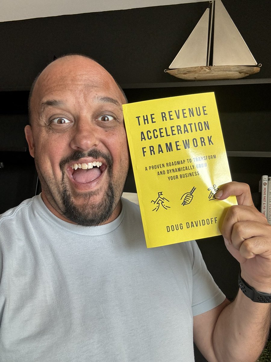 Remington Begg 💥 (@remingtonbegg) on Twitter photo Stoked to get my copy of “The Revenue Acceleration Framework” from <a href="/dougdavidoff/">Doug Davidoff</a>
You should get one too a.co/d/cddKfT5 Stoked to get my copy of “The Revenue Acceleration Framework” from <a href="/dougdavidoff/">Doug Davidoff</a>
You should get one too a.co/d/cddKfT5