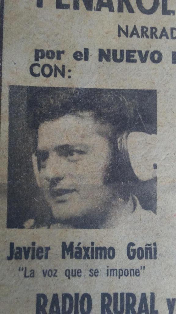 Hace 47 años relaté mi primer partido. Nublado y frío como hoy. El recuerdo emocionado a Carlos Solé, Jorge Pérez Bigot, Raúl Barizoni, Eduardo San Martín, Antonio Casteluche, Carlos Pronzolino, mis padres, mi hermana, oyentes y eternos compañeros. Decisivos en el 1er impulso.