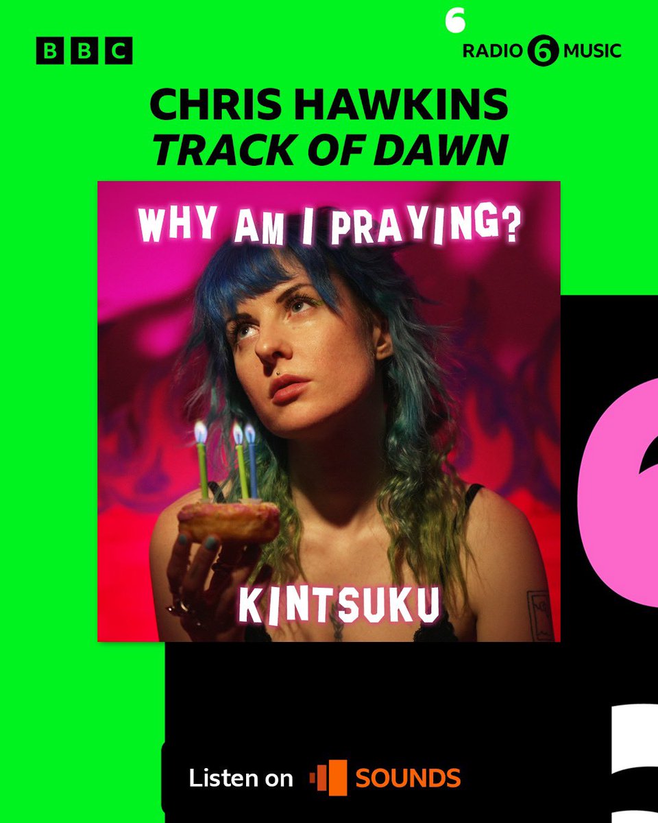 Ahhhh tomorrow morning I’m getting my first national radio play, on <a href="/BBC6Music/">BBC Radio 6 Music</a> 😱 so hyped thanks so much <a href="/chris_hawkins/">Chris Hawkins</a> for choosing ‘why am i praying’ as his Track of Dawn 😍🔥letz GOH!!