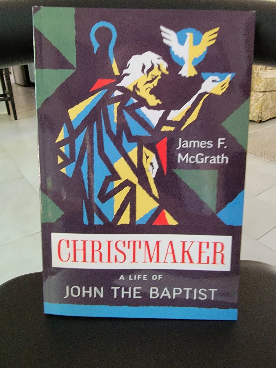 bizfel's tweet photo. @ReligionProf and @eerdmansbooks: look what showed up in my mailbox today, almost three weeks early! SO excited. #JohntheBaptist #JBap https://t.co/E5w6hRpD2s
