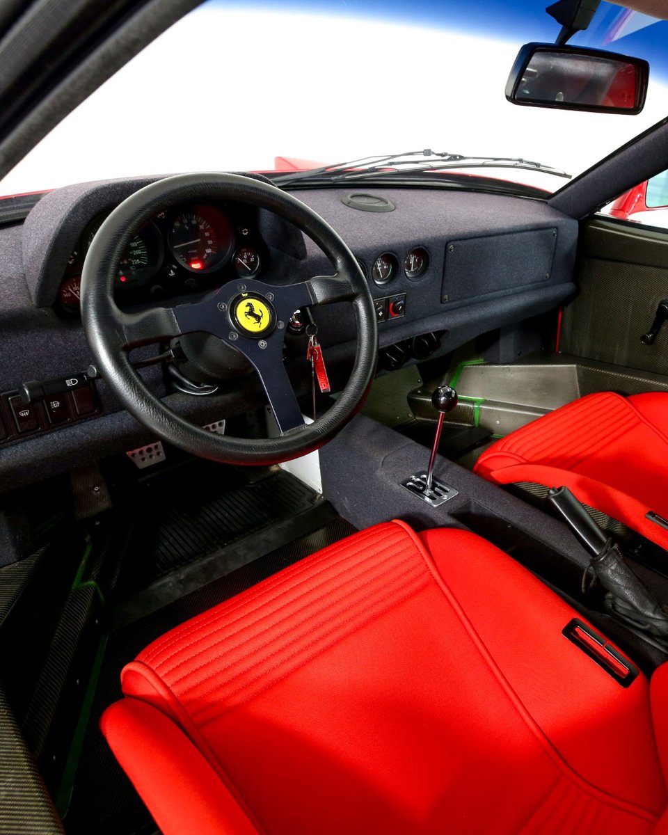 1991 Ferrari F40 | Asking Price: $2,849,996 This example comes beautifully spec'd in Rossa Corsa over a Rosso interior 😍