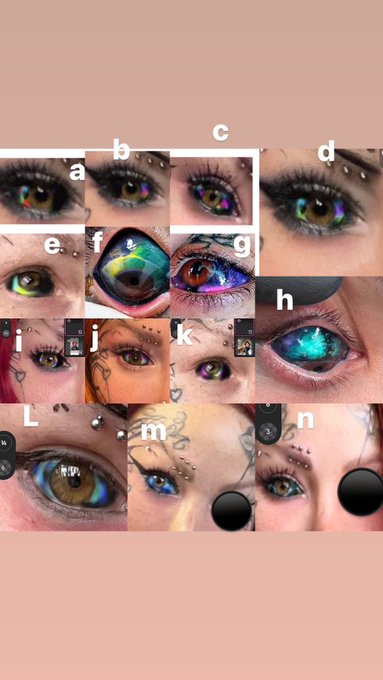 which u think suits me most/least? im getting this done in a couple days &amp; trying to narrow down colors