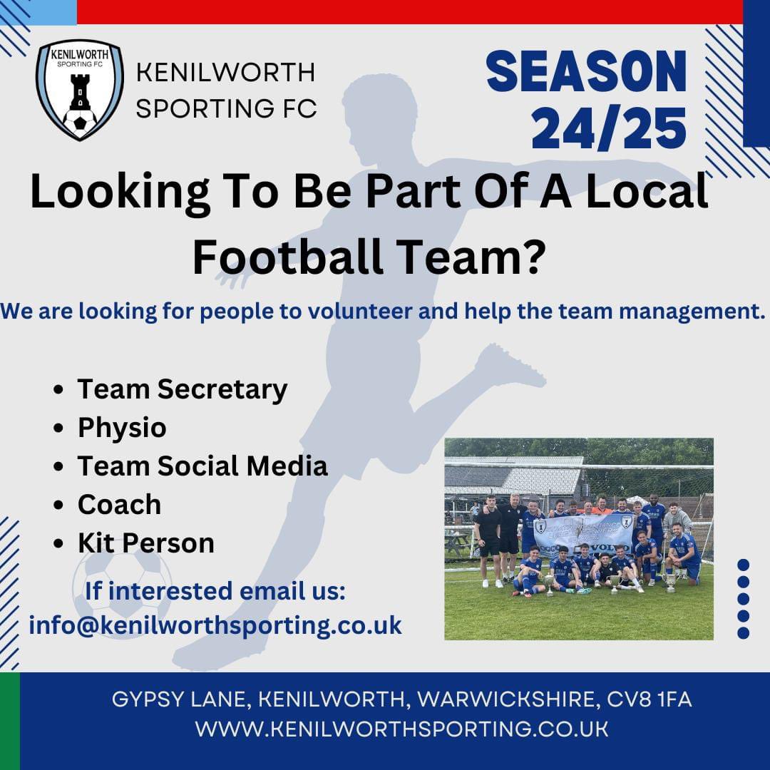 FcKenilworth's tweet photo. Exciting news, we are playing in the MFL next season ⚽️⚽️, we felt it was time to progress the team to the next level. Next season we have some great ways to support the team and club, advertising options and becoming a volunteer. Please email info@kenilworthsporting.co.uk https://t.co/eMAYueWGco