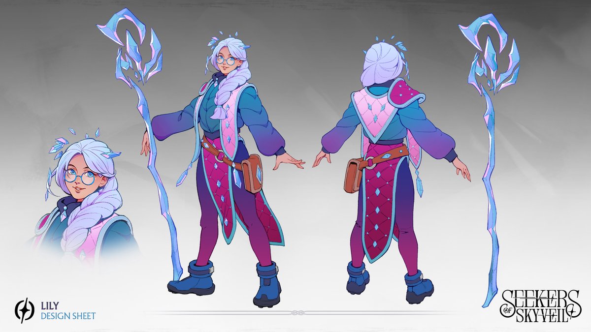 Our art team is doing an artblast this week for @playseekers! I got the chance to do some paper doll sheets, these are Joon and Lily designed by the amazing <a href="/foxcrusade/">natalie 🍓</a> 💫