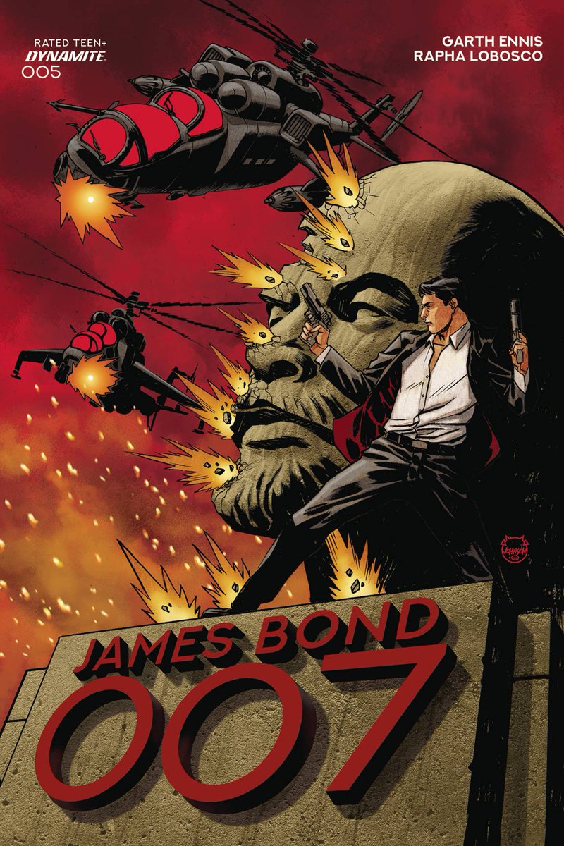 We talk with writer GARTH ENNIS to find out how his new 007 series ushers in 10 years of James Bond at @DynamiteComics. Right here>> previewsworld.com/Article/272519… #JamesBond