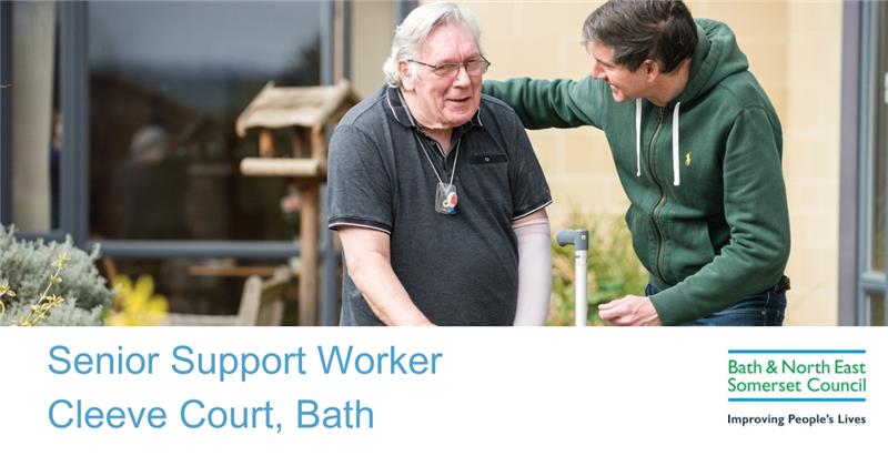 We are recruiting to a Permanent Senior Support Worker on a part time basis of 34.5 hours per week, at Cleeve Court, Bath. To apply: jobtrain.co.uk/bathnesjobs/Jo… #bathnesjob#bathjobs#care#proudtocare